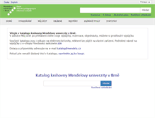 Tablet Screenshot of katalog.mendelu.cz