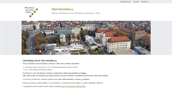 Desktop Screenshot of kiwi.mendelu.cz