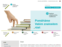 Tablet Screenshot of icv.mendelu.cz
